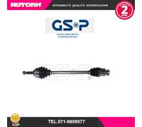 250017 Albero motore/Semiasse ant dx adatto a Renault Clio II 98 (MARCA-GSP)..