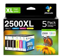 2500XL Cartucce d'inchiostro Compatibili con Canon PGI-2500XL PGI 2500 XL Cartuccia per Canon Maxify MB5150 MB5155 MB5350 MB5450 MB5455 MB5050 iB4050 iB4150 (2 Nero,1 Ciano,1 Magenta,1 Giallo)