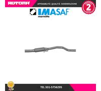 250305 Tubo gas scarico centrale adatto a Fiat Seicento (MARCA-IMASAF)..