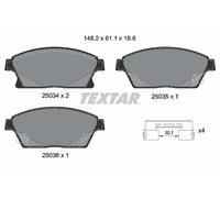 2503401 TEXTAR Kit pastiglie freno, Freno a disco per BUICK,BUICK (SGM),CADILLAC