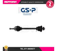250356 Albero motore/Semiasse anteriore sinistro Renault Kangoo (MARCA-GSP)..