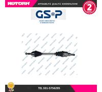 250405 Albero motore/Semiasse sinistro adatto a Renault Megane II (MARCA-GSP)..