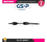 250538 Albero motore/Semiasse anteriore destro (MARCA-GSP)..