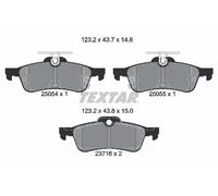 2505401 TEXTAR Kit pastiglie freno, Freno a disco per HONDA