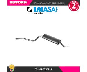 250707 Silenziatore terminale di scarico per Fiat Cinquecento (MARCA IMASAF)..