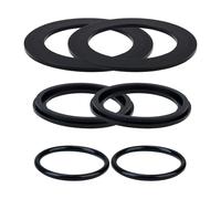 25076RP - Kit di guarnizioni per valvola a stantuffo per piscina, guarnizioni di ricambio compatibili con valvola a stantuffo Intex 10747, include rondelle a gradino, rondelle piatte e O-ring per tubi