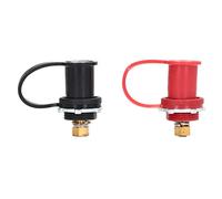 250A Caricabatteria Post Kit 20mm Tappo Perno Batteria Post Pile Jumper Terminal, Coppia Rossa e Nera UL94 V-0 Classificazione Antincendio per Ricarica Camion Auto