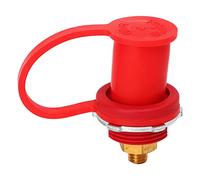 250A Terminale Batteria Connettore in ottone Studio in ottone marino Design del pannello per yacht per barche per auto con 3 pollici Strong Strong Struting per i sistemi di (Rosso)