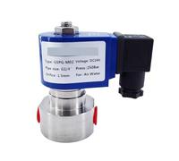 250bar 300bar 36MPa 2 way water high pressure solenoid valve 1/8" 1/4" 220V 24V Orifice 1mm N.C GSPG SS304 large flow valve(1/8",ORIFICE 1.2MM_AC220V)