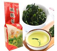 250g di tè cinese artigianale Tieguanyin Oolong in foglie sfuse - Cibo biologico verde naturale originale Zero calorie Vanta un aroma delicato con sentori floreali che alleviano l'untuosità