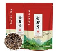 250g Di Tè Nero Jin Jun Mei Biologico Fritto Con Metodi Tradizionali (Sopracciglio Dorato) - Tè Rosso Biologico Verde Senza Additivi Corposo Liscio - Zuppa Di Tè Rosso Brillante