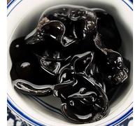 250g Fungo Nero Secco Naturale Originale Raccolto in Autunno Spesso E Senza Sabbia Una Volta Reidratato Offre Una Consistenza Liscia E Gommosa Ideale per Preparare Piatti Freddi