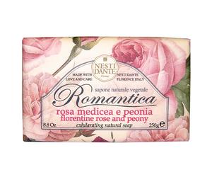 250g Nesti Dante Romantica Natural Soap Florentine Rose & Peony