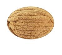 250g Thick Ice Strip Yarn Blanket - Hand-Knitted Chenille Cushion for Pets, DIY Thread for Scarves and Hats, Soft Extra Thick Wool Ball(Khaki)
