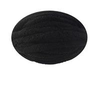250g Thick Ice Strip Yarn Blanket - Hand-Knitted Chenille Cushion for Pets, DIY Thread for Scarves and Hats, Soft Extra Thick Wool Ball(black)
