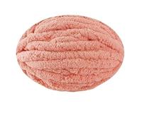250g Thick Ice Strip Yarn Blanket - Hand-Knitted Chenille Cushion for Pets, DIY Thread for Scarves and Hats, Soft Extra Thick Wool Ball(Skin Powder)