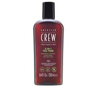 American Crew Hair & Body 3-IN-1 Tea Tree shampoo, balsamo e gel doccia 3 in 1 per uomo 250 ml