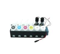 250ML DTF CISS Doppio Serbatoio di Inchiostro Bianco Agitare Sistema Convertire Kit FAI DA TE Compatibile for Epson L18050 L8050 ET8550 XP15000 L1800 L805 18100(UK Plug)