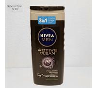 250Ml Nivea Men DEEP Attivo Pulito Doccia Schiuma Corpo Viso Capelli