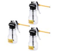 250ml Olio trasparente può Pompa oliatore bottiglia lubrificazione manuale 3pz