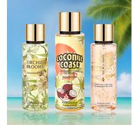 250ml Spray di fragranza brasiliana, include vari profumi come , sandalo, gelsomino e rosa. Naturalmente fresco e a lunga durata, deodorante portatile per uso quotidiano, protegge gli indumenti dagli