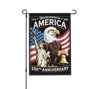 250Th Anniversary 1776-2026 Eagle Patriotic 4Th July Celebration Bandiera Da Giardino Decorative Bandiera Da Esterno Moda Bandiere Da Giardino Per Feste Interni Prato 30X45cm