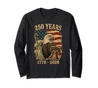 250th Anniversary 250 Year America Freedom Eagle Maglia a Manica