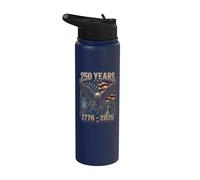 250th Anniversary 250 Year America Freedom Eagle Stainless Steel Insulated Water Bottle