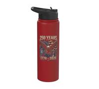 250th Anniversary 250 Year America Freedom Eagle Stainless Steel Insulated Water Bottle
