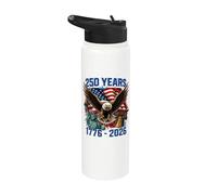 250th Anniversary 250 Year America Freedom Eagle Stainless Steel Insulated Water Bottle
