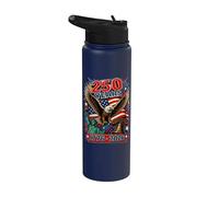250th Anniversary 250 Year America Freedom Eagle Stainless Steel Insulated Water Bottle