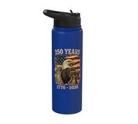 250th Anniversary 250 Year America Freedom Eagle Stainless Steel Insulated Water Bottle