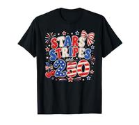 250th Anniversary Stars Stripes 250 Years American 4th July Maglietta