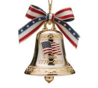 250th Bell Ornament - 5x5x6cm Ornamenti Commemorativi Per Festività Patriottiche | La Fondazione Americana Keepsake Bell Per L'albero Di Natale, La Porta Del, La Corona Delle Finestre, Il Memor