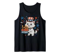 250th Years Cat 1776-2026 4th of July Party Canotta