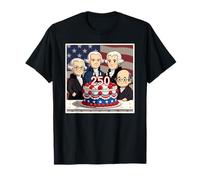 250th Years Founding Fathers 1776-2026 4th of July Party Maglietta