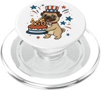 250th Years Pug 1776-2026 4th Of July Party PopSockets PopGrip per MagSafe
