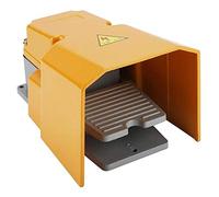 250V 10A Industriale Pedale, Interruttore a Pedale Momentaneo in Lega di Alluminio, Interruttore di Accensione/Spegnimento a Pedale con Coperchio per Macchine Utensili