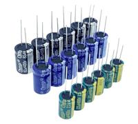 250V Aluminum capacitor 1uF 2.2uF 3.3uF 4.7uF 6.8uF 10uF 22uF 33uF 47uF 68uF 100uF 220uf EKFBQBGW(250V 330UF 100PCS)