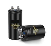 250V2200UF 50x80 MFD Aluminum Screw Audio Filtering Electrolytic Capacitor 105℃ CD136 Bolt Capacitors 22000UF AUOQKQUT