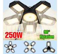 250W LED E27 Coltiva La Lampadina Spettro Completo Tenda Serra per Interni Verdura Fiore Idroponica Lampada per Coltivazione di Piante Deformabile