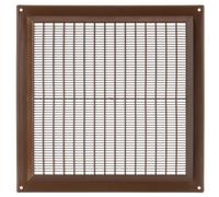 250x250mm Marrone Griglia di Ventilazione in Plastica - Griglie D'Aerazione