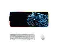 250x350x3mm F-01 Transfer termico in gomma RGB Luminoso Pad Mouse antiscivolo (G