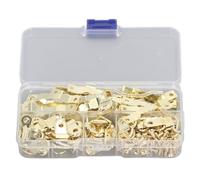 251 pz. Ganci per cornici ad anello a D, stabili e stabili, set di accessori per appendere foto con ganci seghettati per la pittura di cornici