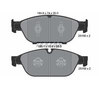 2515802 TEXTAR Kit pastiglie freno, Freno a disco per AUDI,AUDI (FAW),VW (SVW)