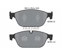 2516002 TEXTAR Kit pastiglie freno, Freno a disco per AUDI,AUDI (FAW)