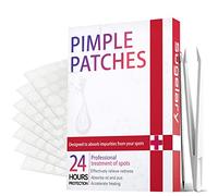 252 Pcs Cerotti Brufoli, 2 In 1 Giorno e Notte Uso Invisibile Naturale Idrocolloide Patch Brufoli, Hydrocolloid Acne Pimple Patch per Il Viso