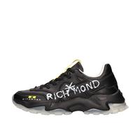 25300/CP B MICROFIBER LEATHER Sneakers JOHN RICHMOND Uomo Nero Amv017_rich
