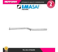 253004 Tubo gas scarico centrale adatto a Fiat Uno 1.1 (MARCA IMASAF)..S33
