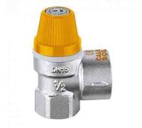 253042 Valvola di sicurezza per impianti solari 1/2" F x 3/4" F 2,5 bar CALEFFI